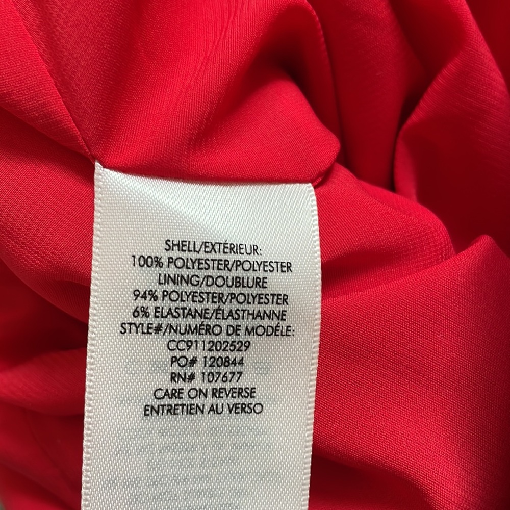 Alice + Olivia Red Tiered Mini Dress - Picture 7 of 12
